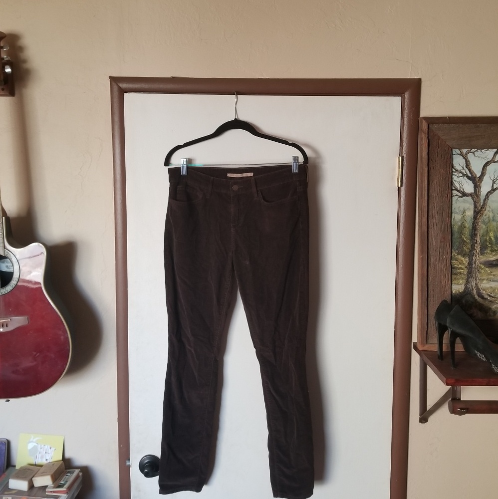 Vince Brown Corduroy Skinny Pants